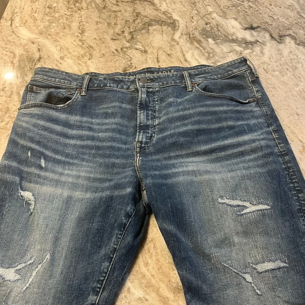 American eagle distressed slim denim jeans‎ 44x34